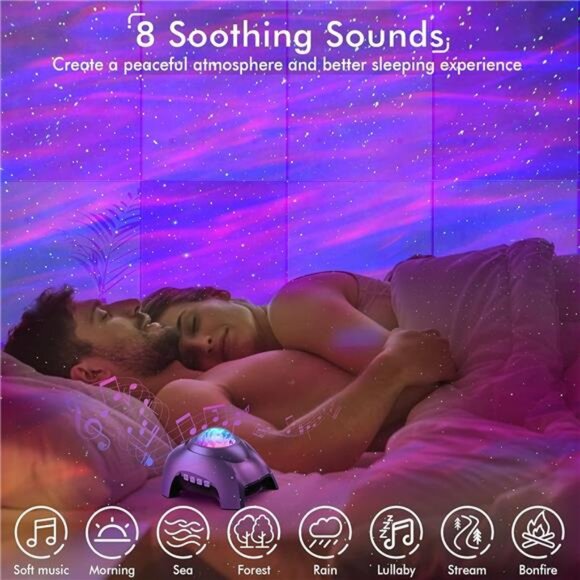 Star Projector, Galaxy Projector for Bedroom, LED Night Light Aurora Projector - Picture 3 of 7